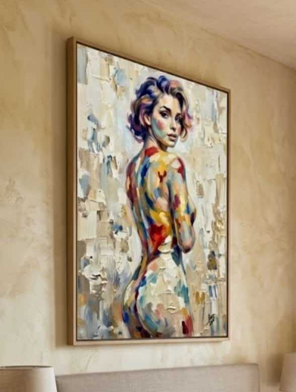 ArteDiAlina.com painting: Figure in colors